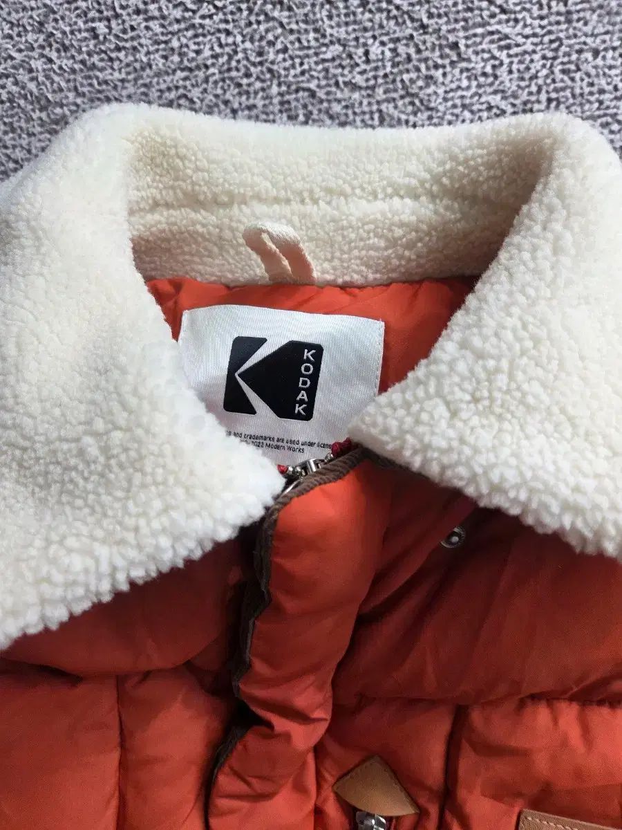  KODAK コダック オレンジ ダウン ベスト S ベスト ジレ ベスト ジレ ビスチェ