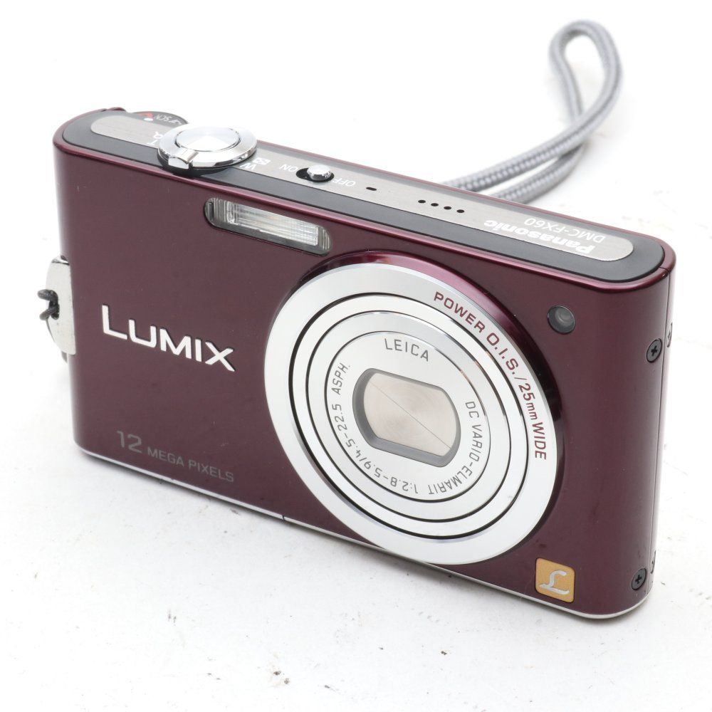 パナソニック デジタルカメラ LUMIX ルミックス FX60 ノーブルバイオレット DMC-FX60-V