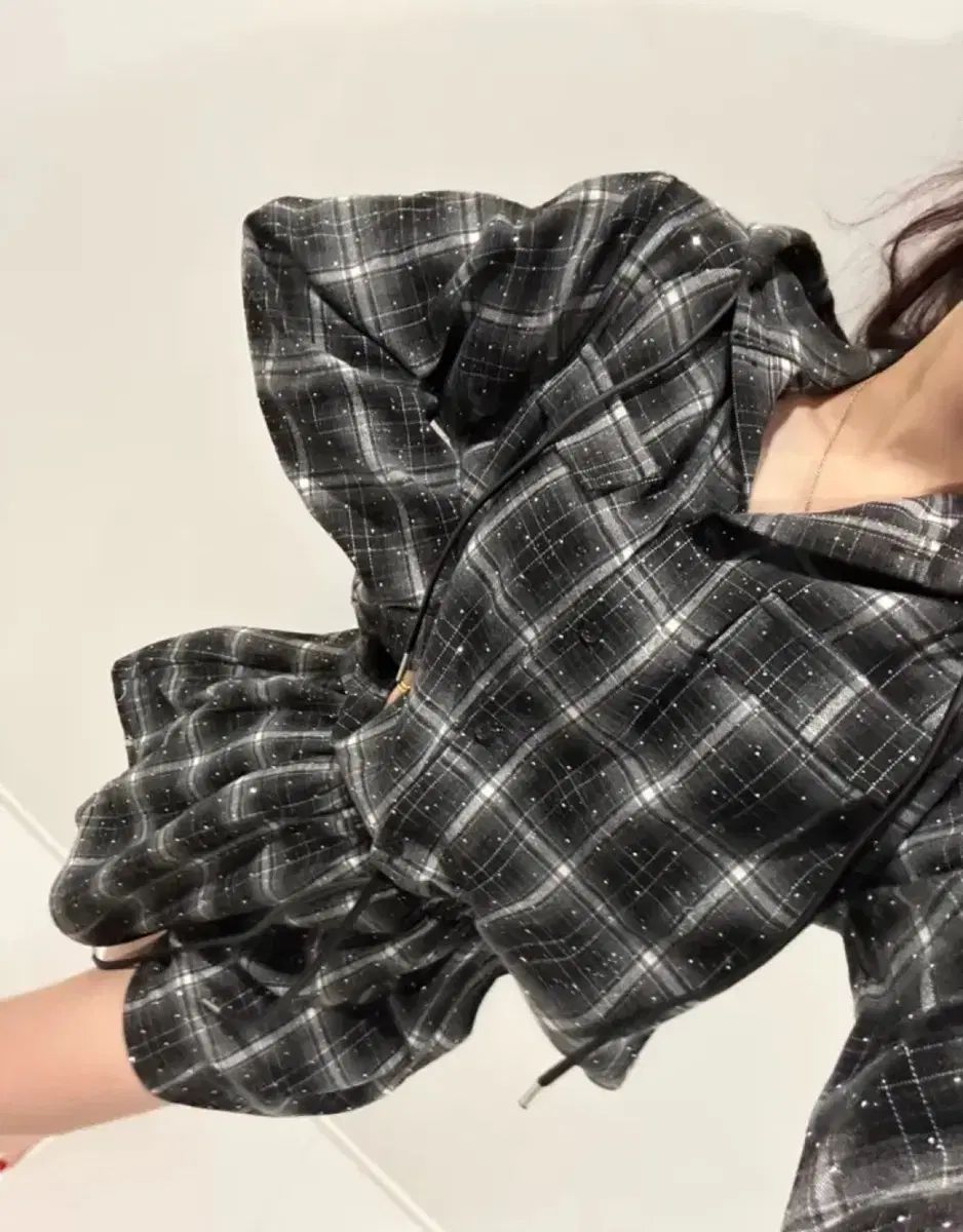 ビーズ CHECK フード パンツ set ハイクオリティー