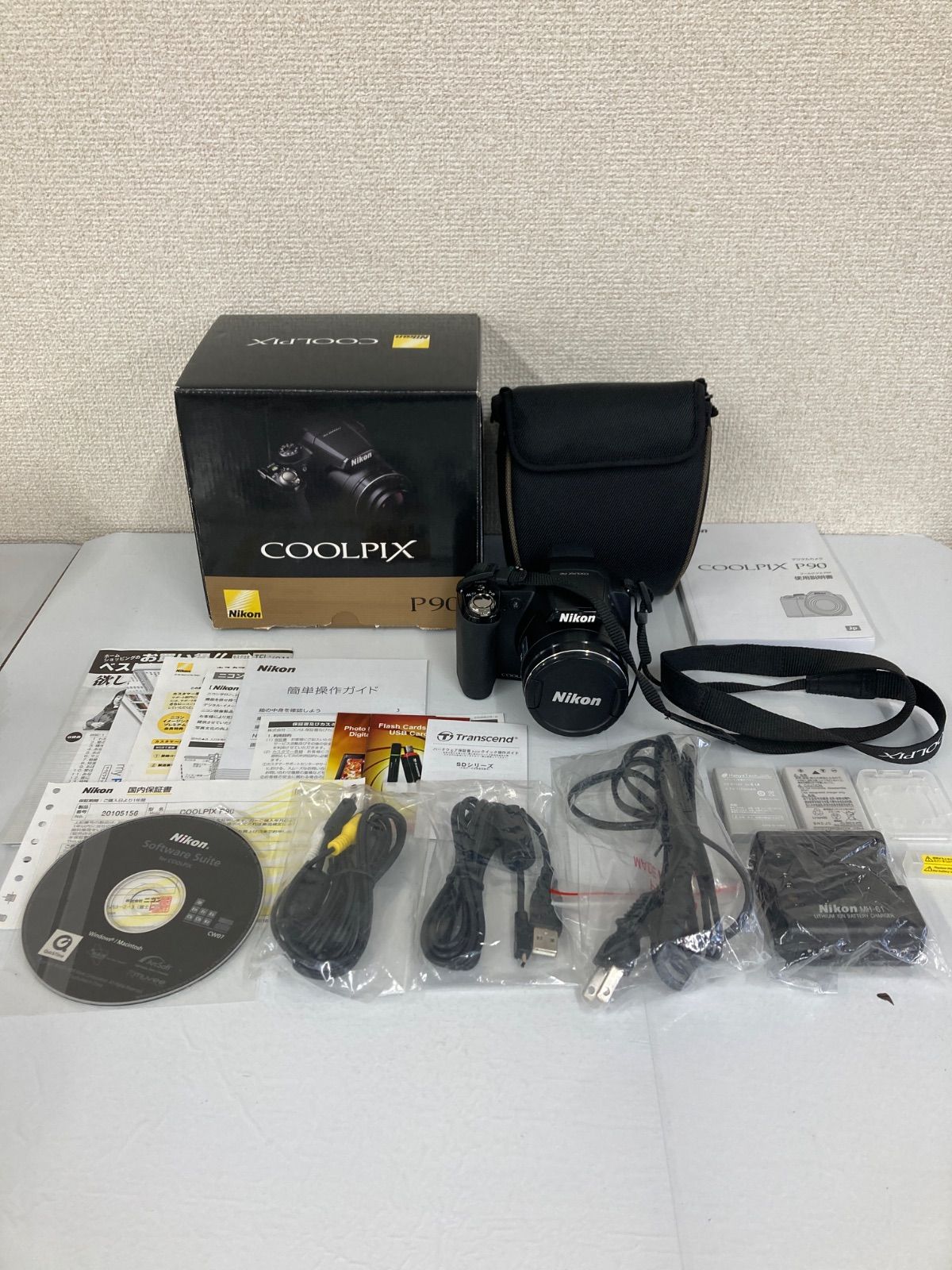 ４ 動作 済 Nikon ニコン COOLPIX P90 デジカメ セット ケース付き カメラ 2