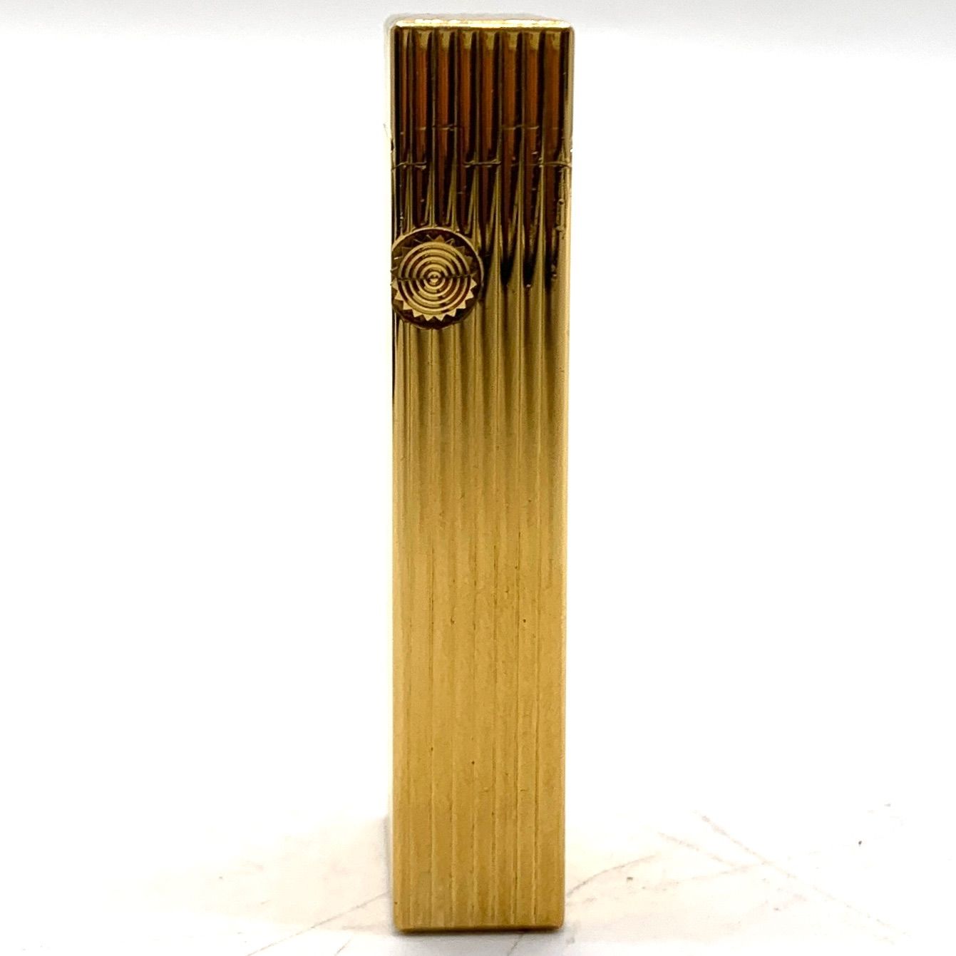 良い 【火花未確認】Dunhill ガスライター ゴールド 箱付き d719