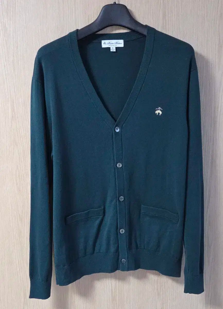 着用画像 ブルックス ブラザーズ カーディガン スーピマコットン