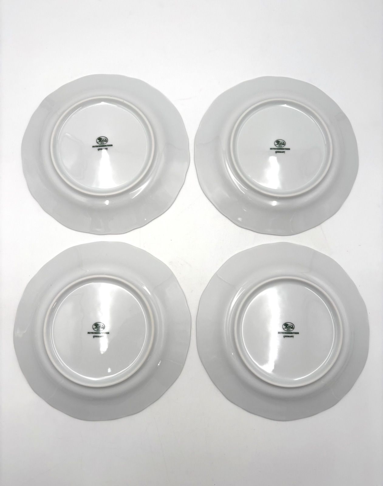 Hutschenreuther フッチェンロイター マリアテレジア ホワイト プレート18.5cm 4枚セット