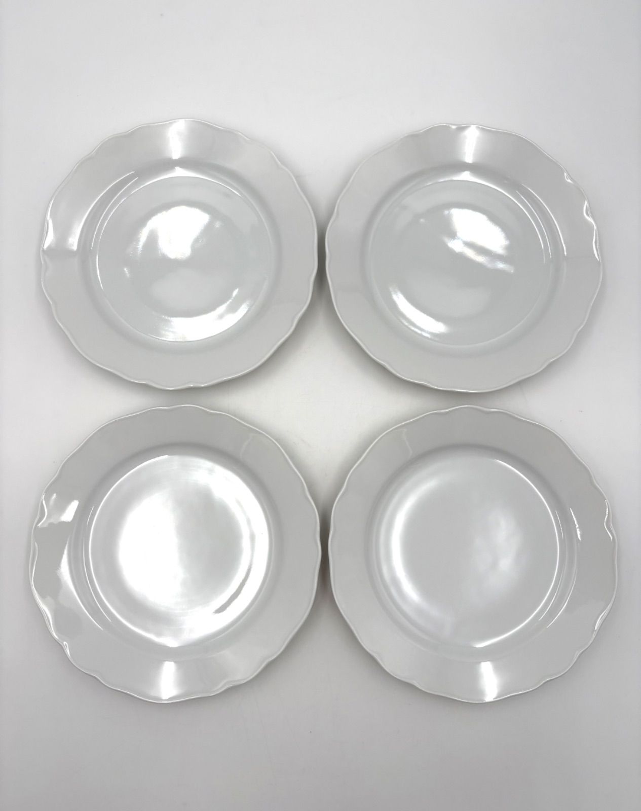 Hutschenreuther フッチェンロイター マリアテレジア ホワイト プレート18.5cm 4枚セット