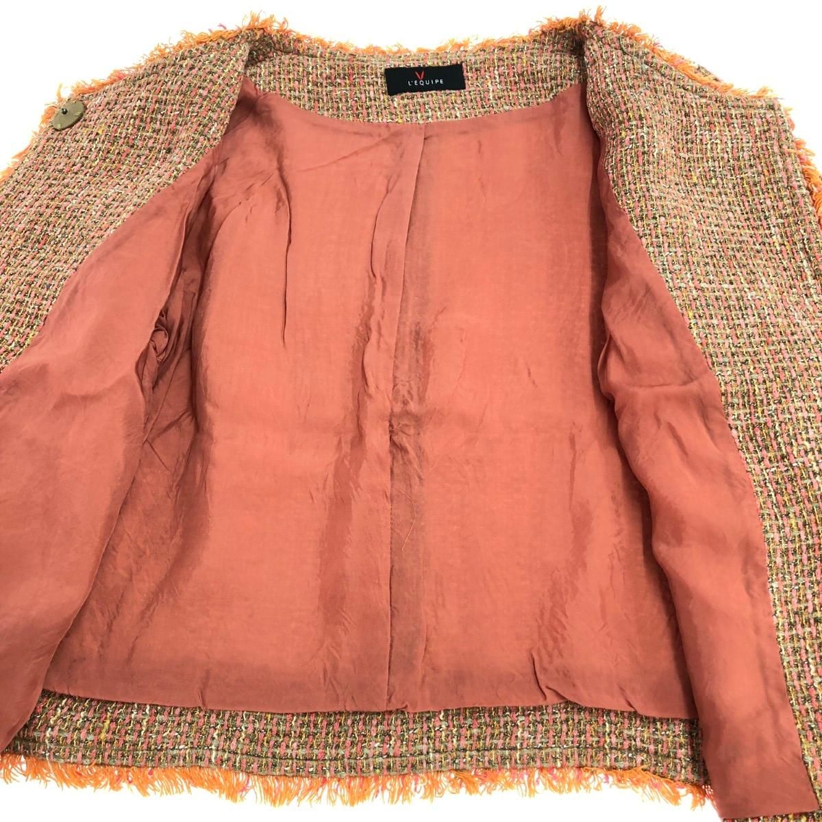 L'EQUIPE YOSHIE INABA レキップヨシエイナバ ツイードジャケット