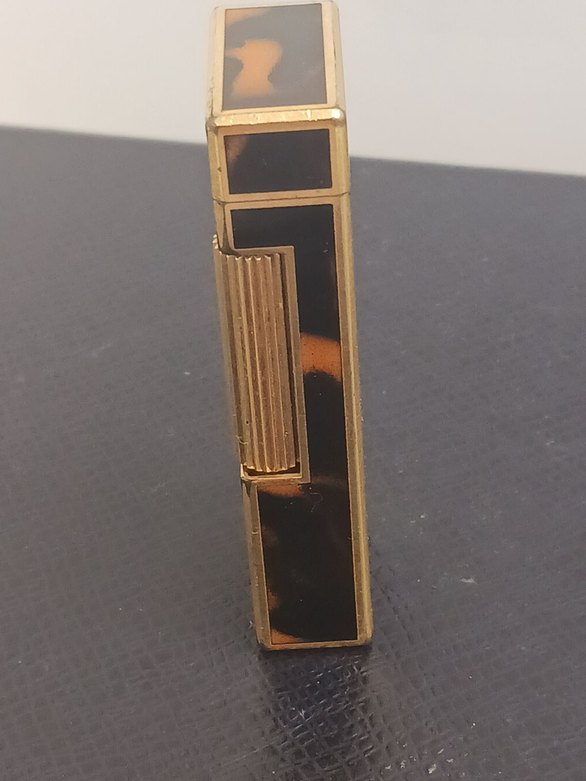 1円 dunhill ダンヒル べっ甲調 高級ライター ローラーガスライター 