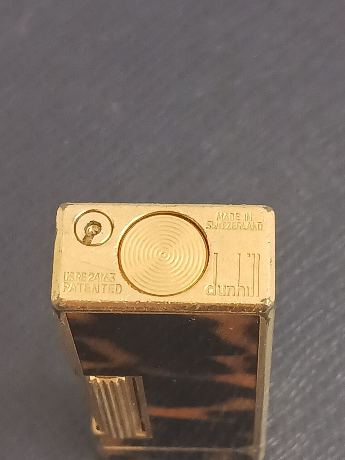 1円 dunhill ダンヒル べっ甲調 高級ライター ローラーガスライター 