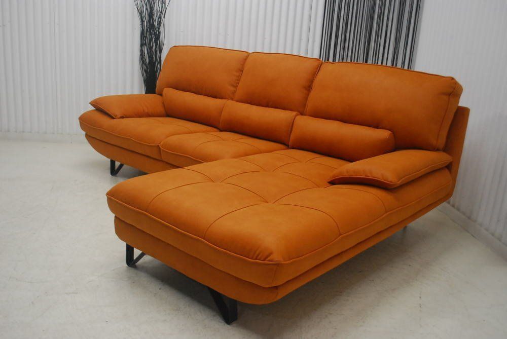 北欧調モダン L型カウチソファーセット