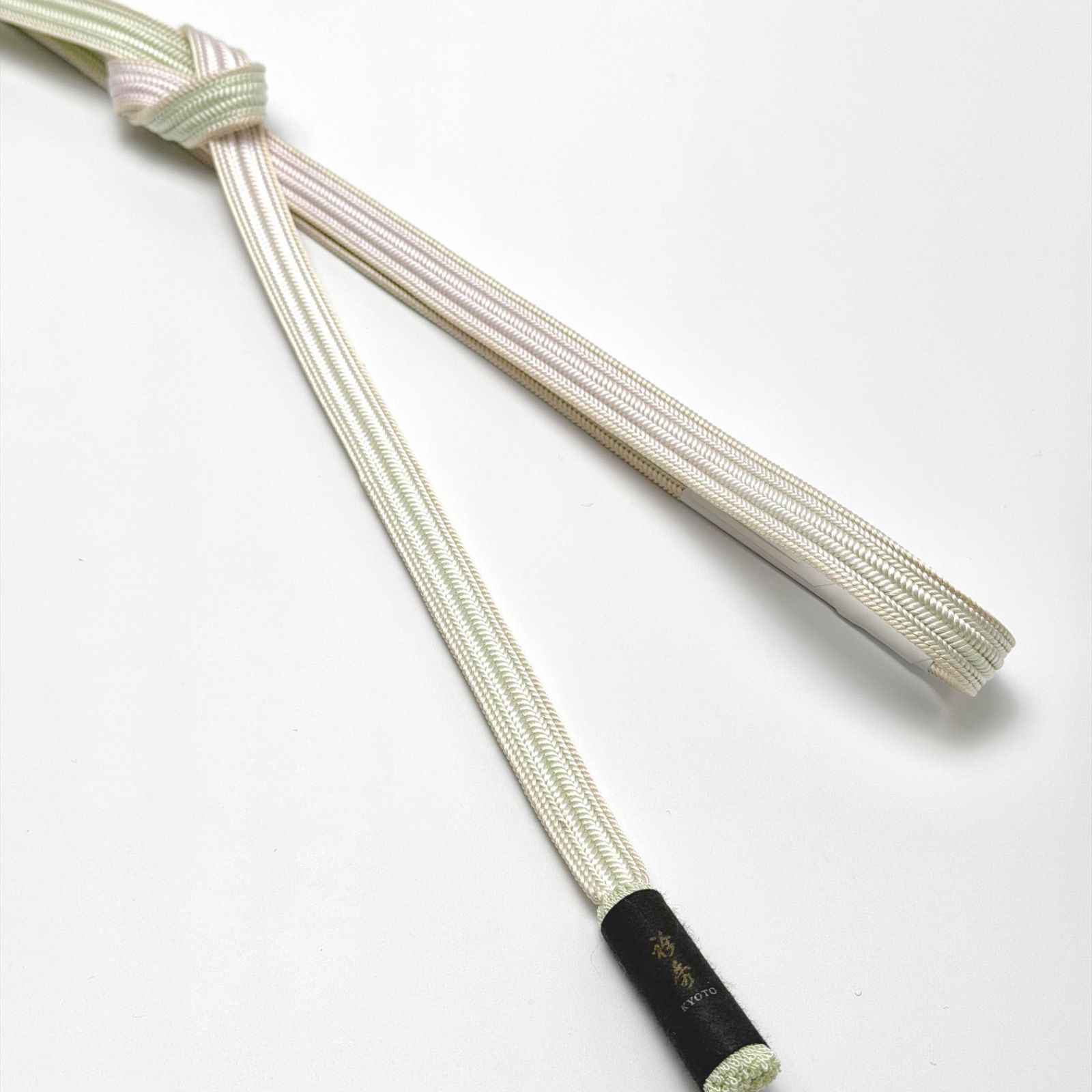  帯締め 衿秀 綾竹組 双葉ぼかし より房 0070 帯締め 帯留め 帯飾り