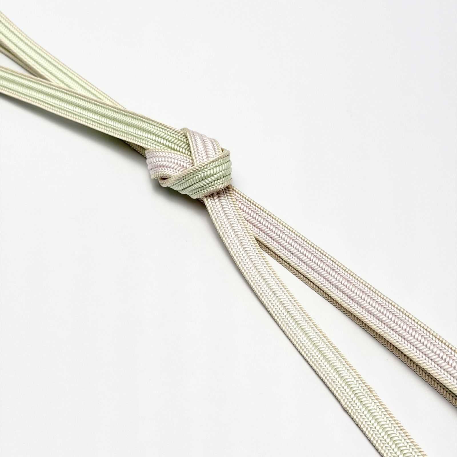 帯締め 衿秀 綾竹組 双葉ぼかし より房 0070