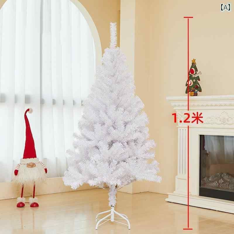 クリスマスツリー 1.2m 1.5m 1.8m 2.1m 2.4m 白色 PVC製 卓上 飾り付け イベント パーティー シーズン