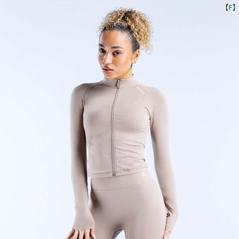 ジャケット レディース 高弾性 速乾 スポーツウェア ヨガ トップス タイト スリムフィット アイボリー ピンク系 ブラック レッド グレー WWW_OPDRERGINERDOGAN_COM