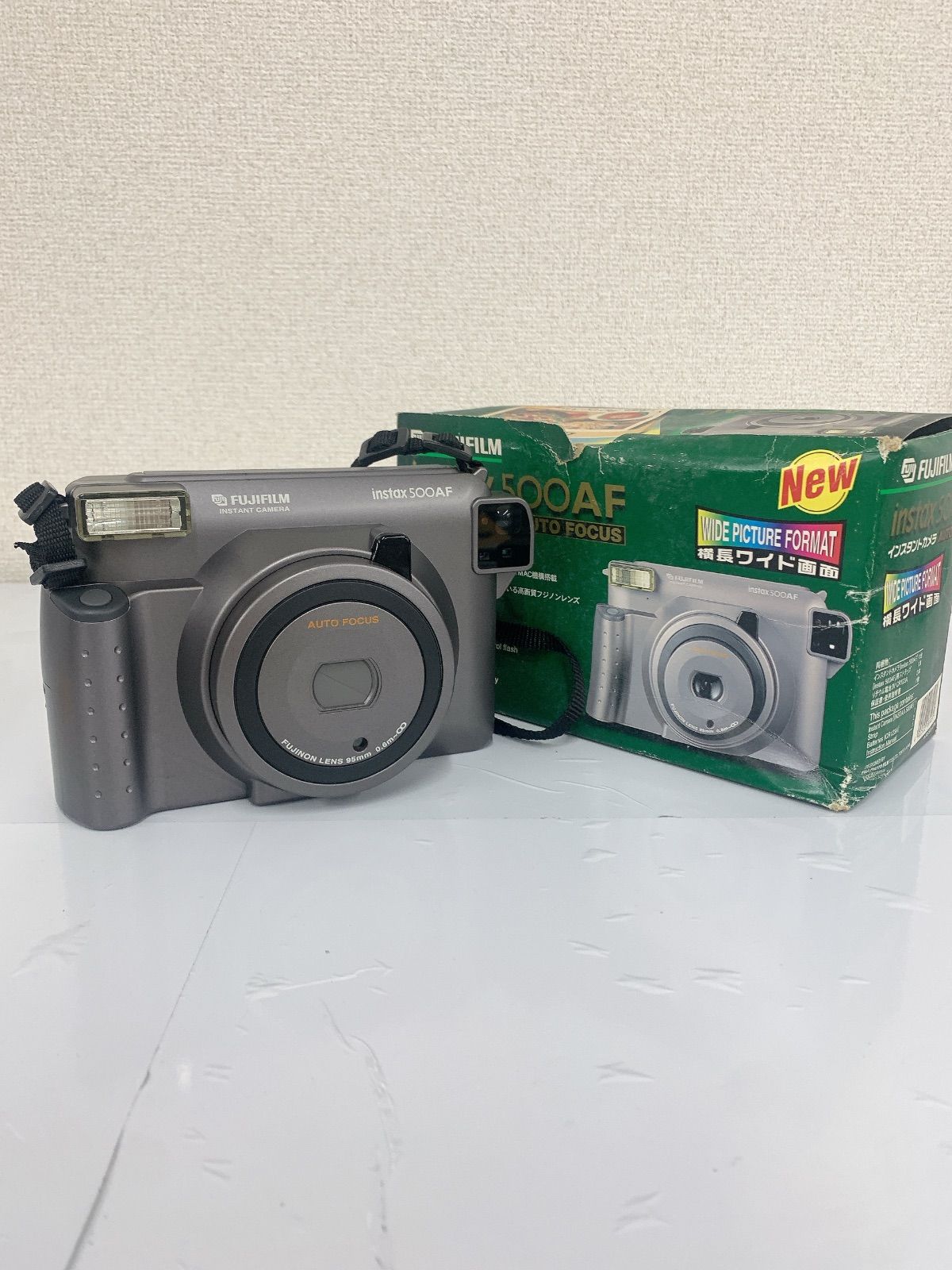 4 通電未 Fujifilm instax 500AF インスタントカメラ本体 カメラ 2