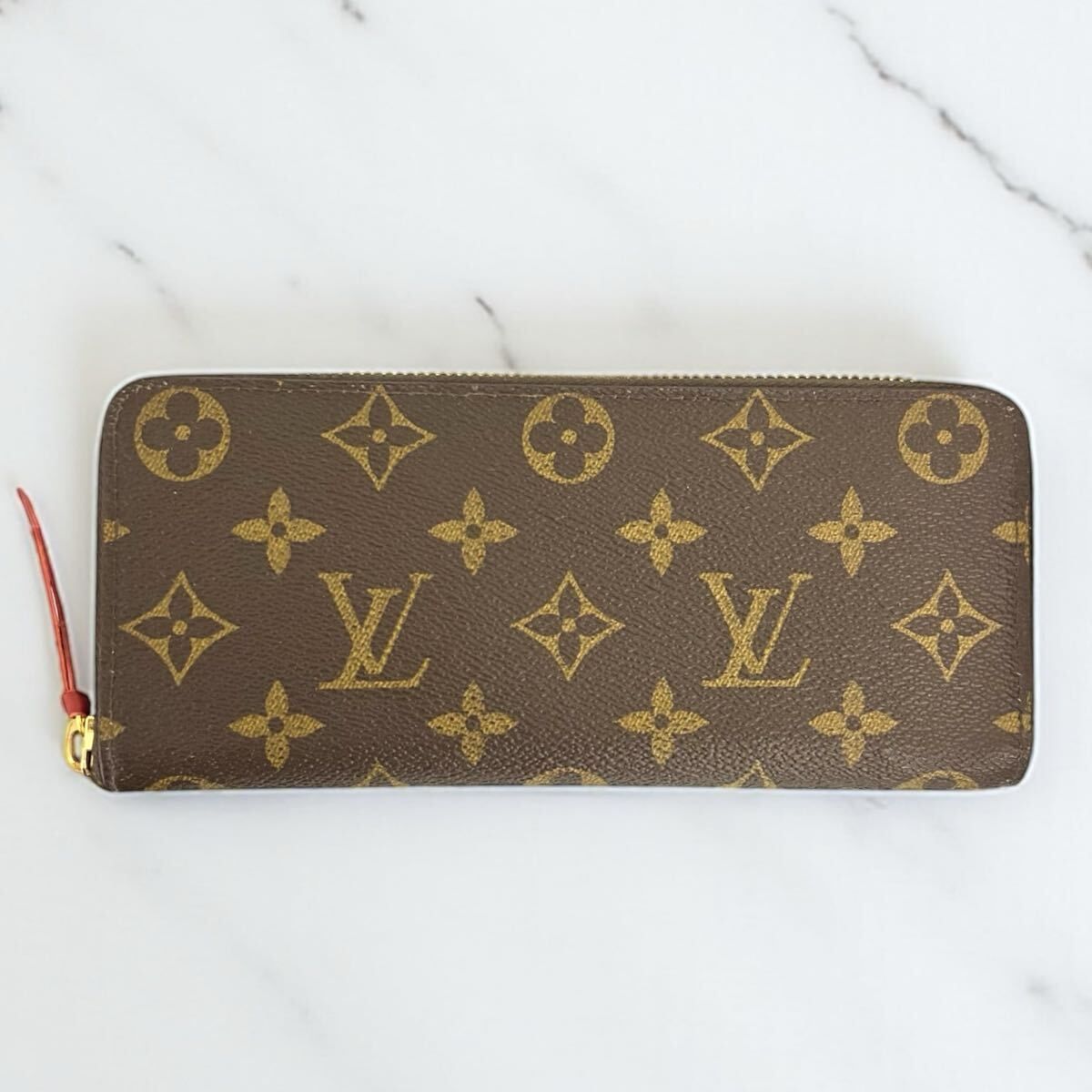q61 ポルトフォイユクレマンス ルイヴィトン 長財布 モノグラム ピンク Louis Vuitton
