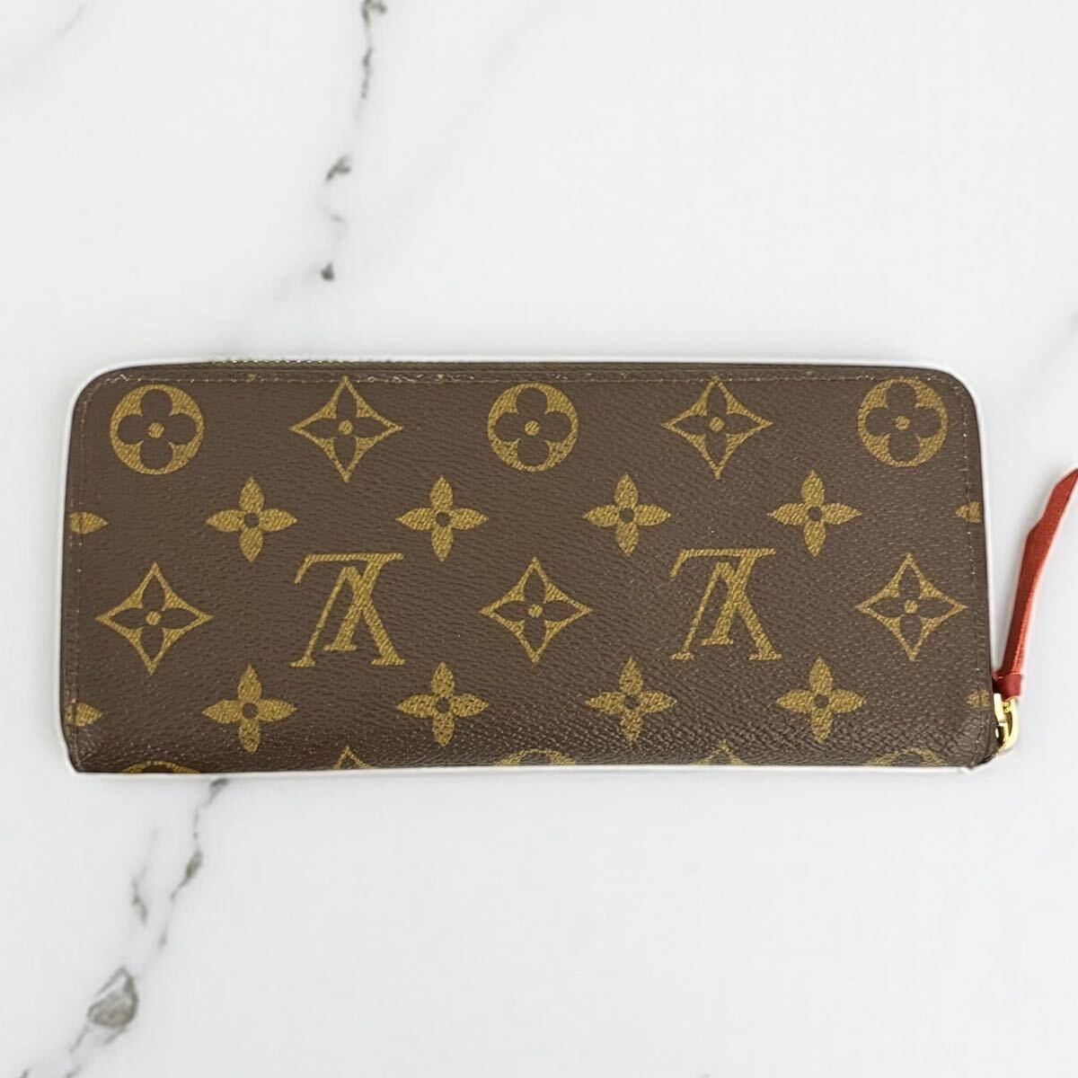 q61 ポルトフォイユクレマンス ルイヴィトン 長財布 モノグラム ピンク