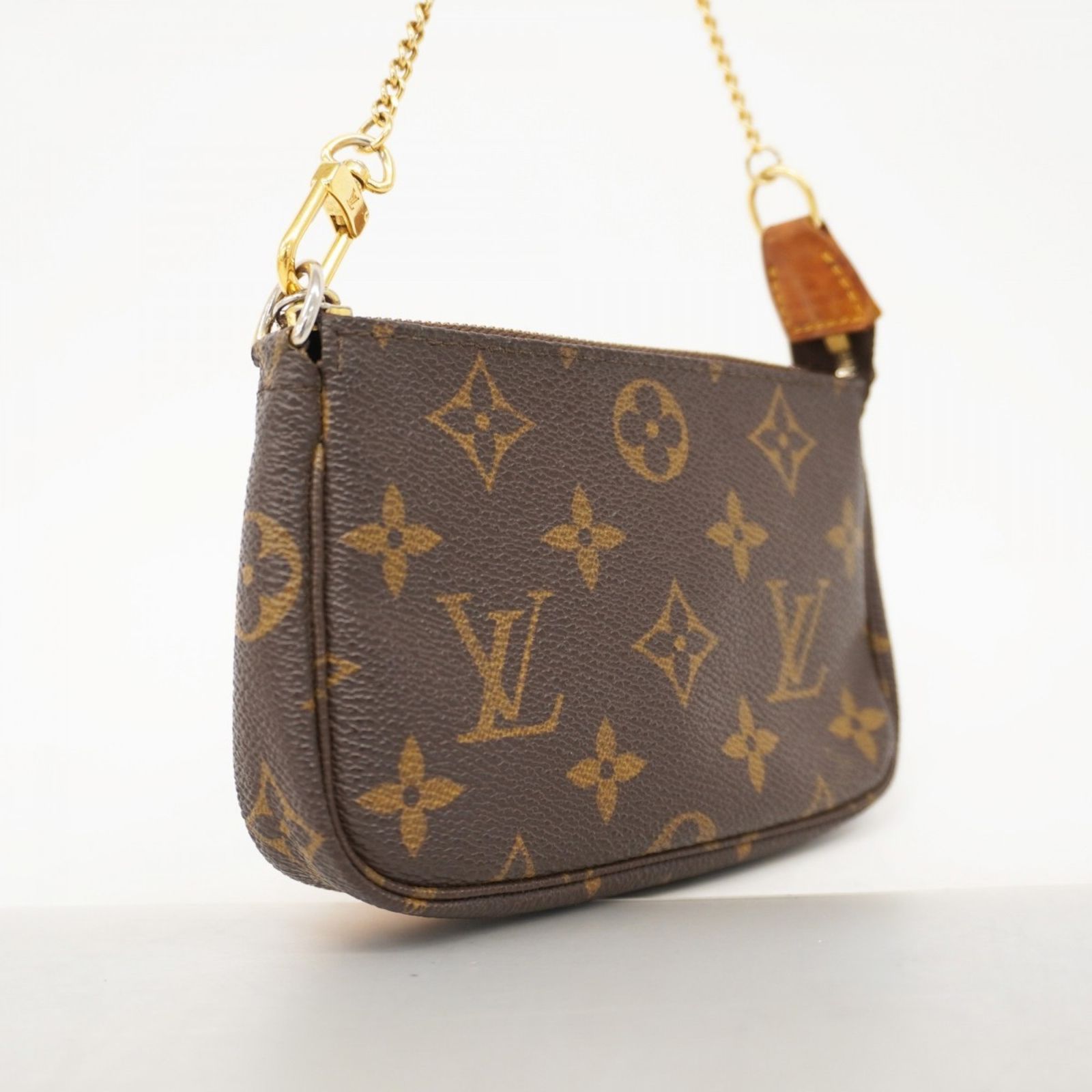 ルイ ヴィトン Louis Vuitton ルイ ヴィトン ポーチ モノグラム ミニポシェットアクセソワール M58009 ブラウンレディース