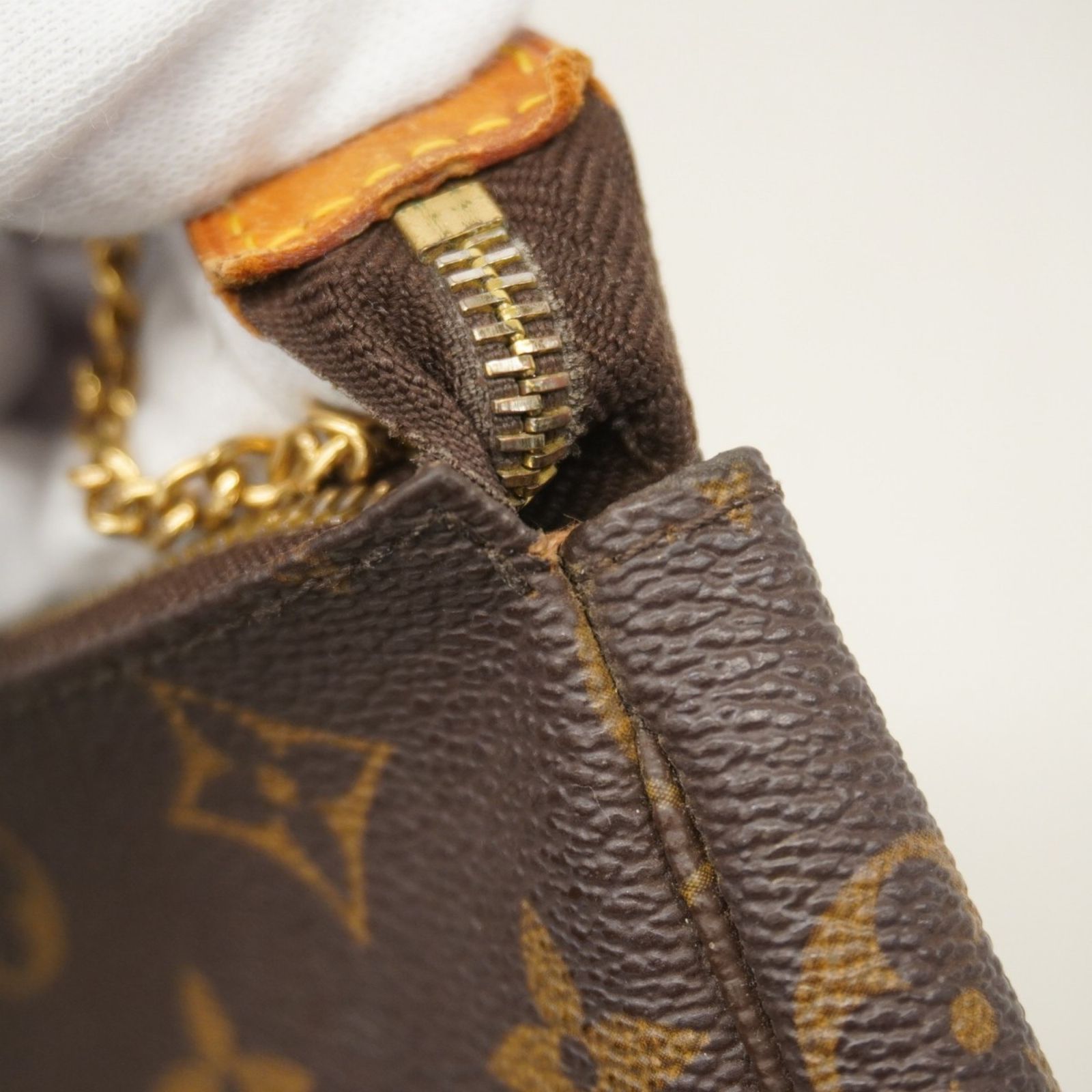 未使用/ルイヴィトン　ミニポシェットアクセソワール　ポーチ　モノグラム　ブラウン LOUIS VUITTON ルイ・ヴィトン ポーチ モノグラム モノグラム