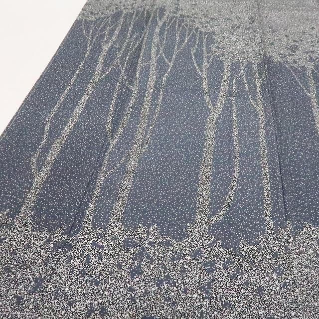 百華❀Y2233◇新品 川村久太郎落款 叩き染 仕付け糸付 正絹 訪問着