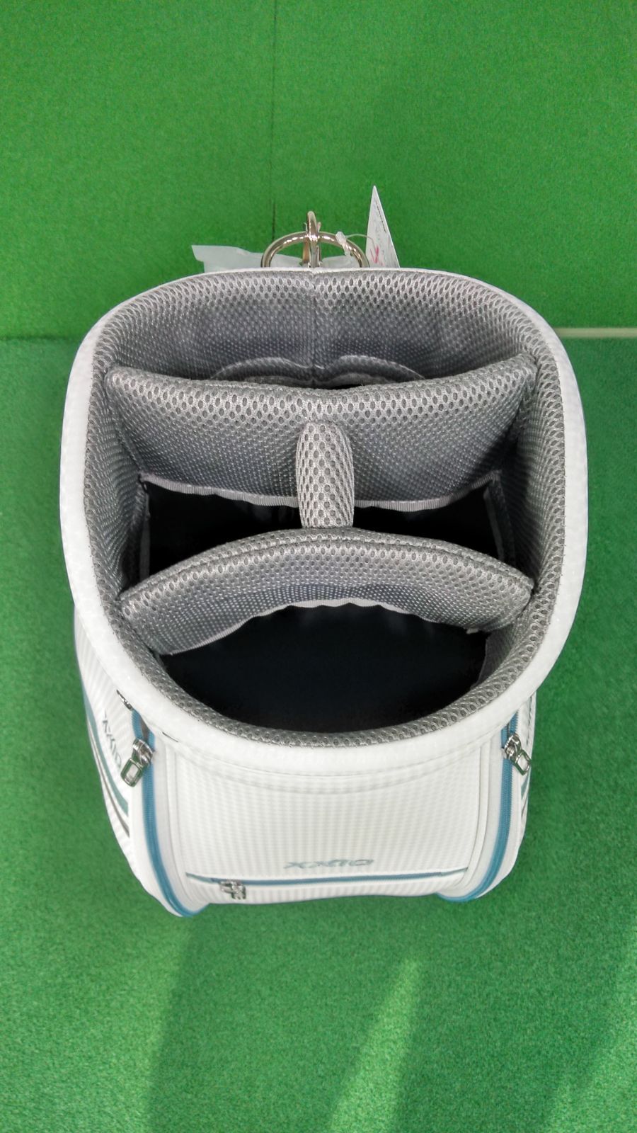  Cb ダンロップスポーツ ゼクシオ XXIO レディス用キャディバッグ ホワイト ブルー GGC X165W ゴルフバッグ 浦安店 ユーティリティ ゴルフバッグ キャディバッグ ゴルフ