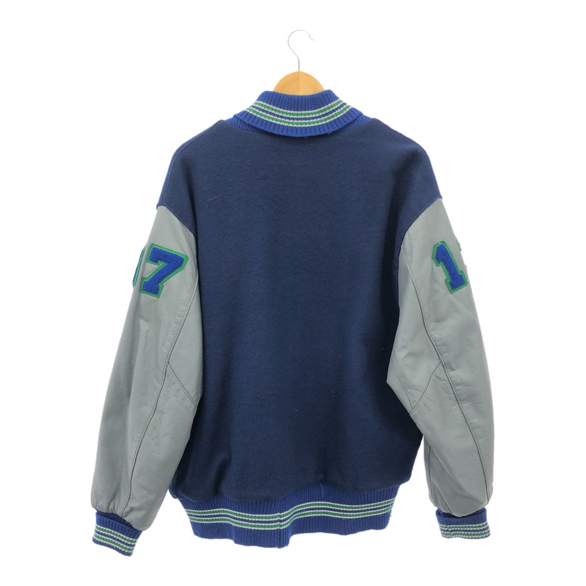 DeLONG デロング 90's 90年代 スタジャン アワードジャケット 袖レザー