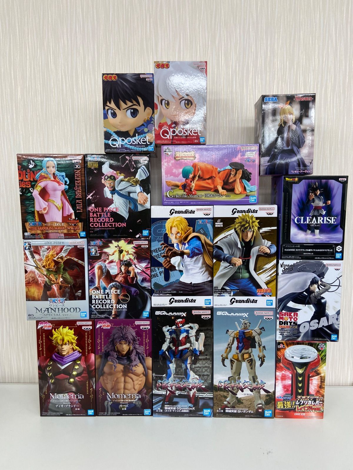 ジョジョ　ワンピース　ドラゴンボール　フィギュアまとめ売り22体セット 未開封 ジャンプ その他 フィギュア 雑貨 まとめ 計17点 ワンピース