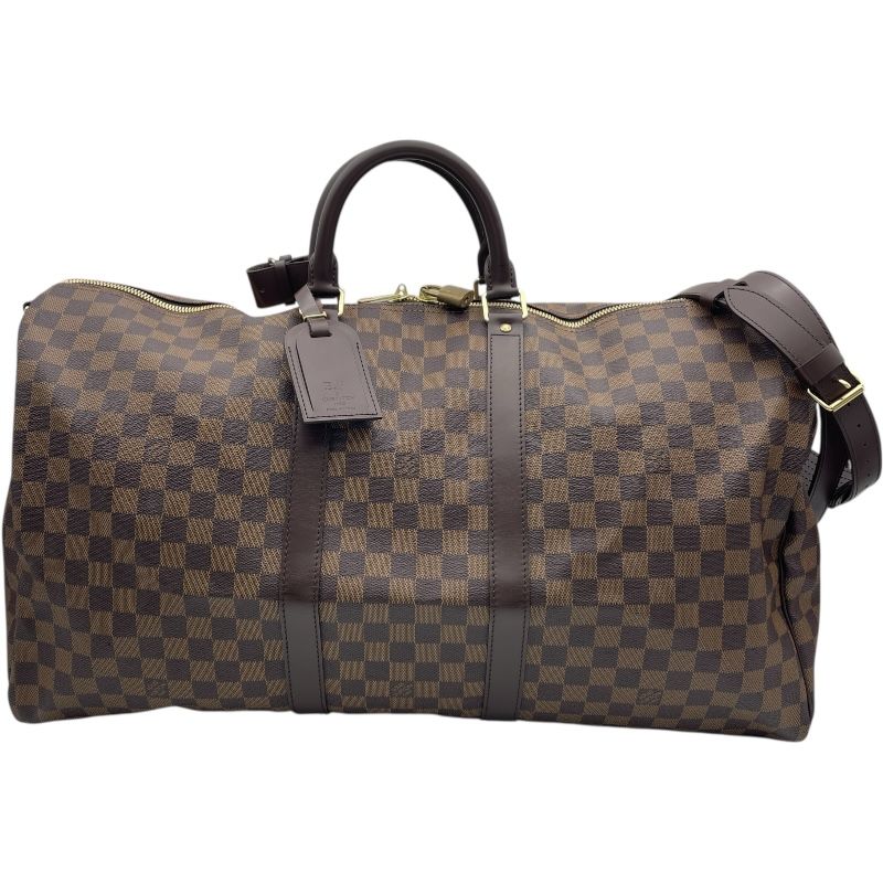 ルイ ヴィトン LOUIS VUITTON キーポル バンドリエール55 N41414 ブラウン ダミエキャンバス ユニセックス ボストンバッグ