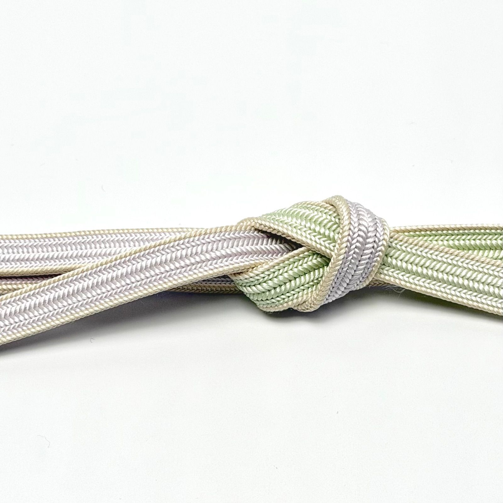 帯締め 衿秀 綾竹組 双葉ぼかし より房 0071