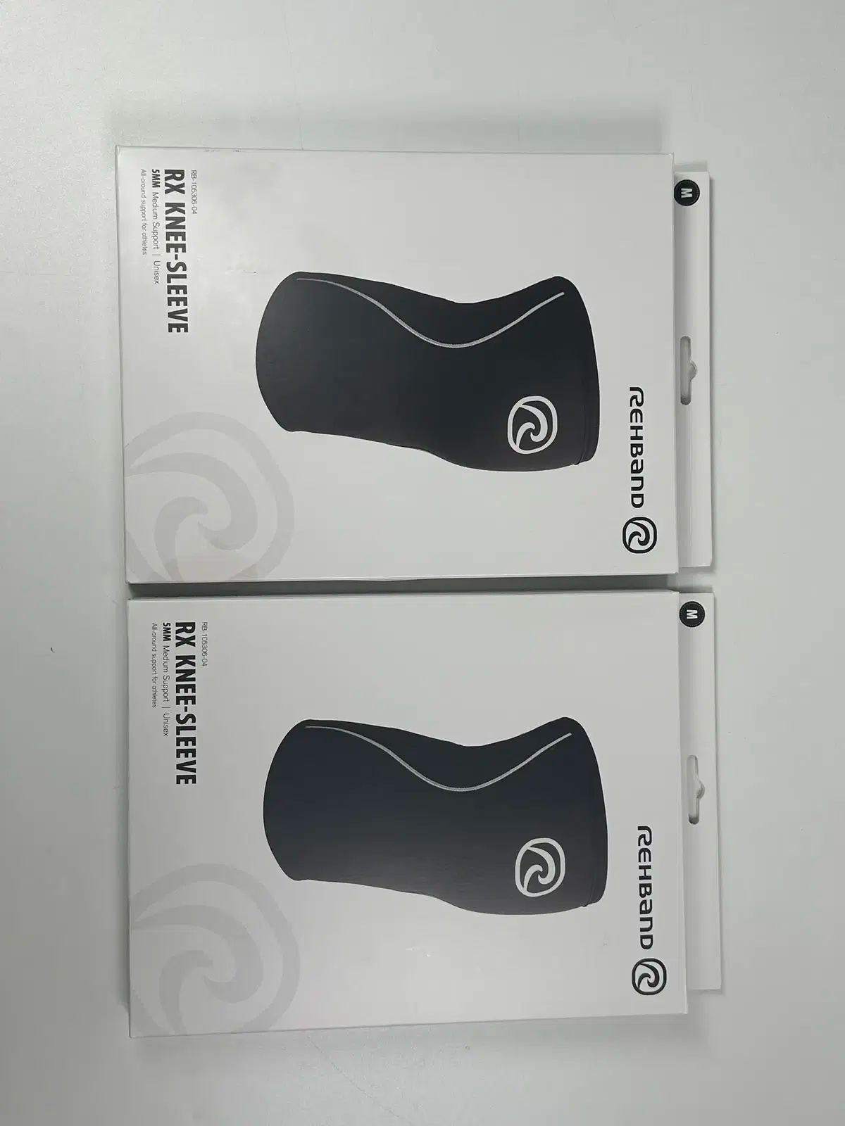 11 14 2番 LEEバンド 膝サポーター RX 5mm ブラック M セット