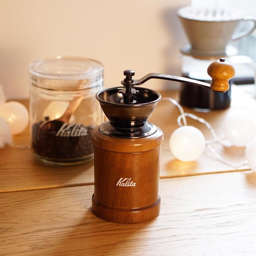 3個セット カリタ Kalita コーヒーミル 木製 KH-3AM 粗さ調整 手挽き