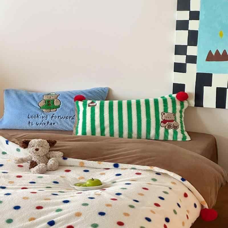 寝具 レディース 布団カバー シーツ ベッドカバー セット 接触冷感 再生繊維 ウサギ柄 刺繍 秋冬 あったか 1.2m 1.5m 1.8m 2.0m