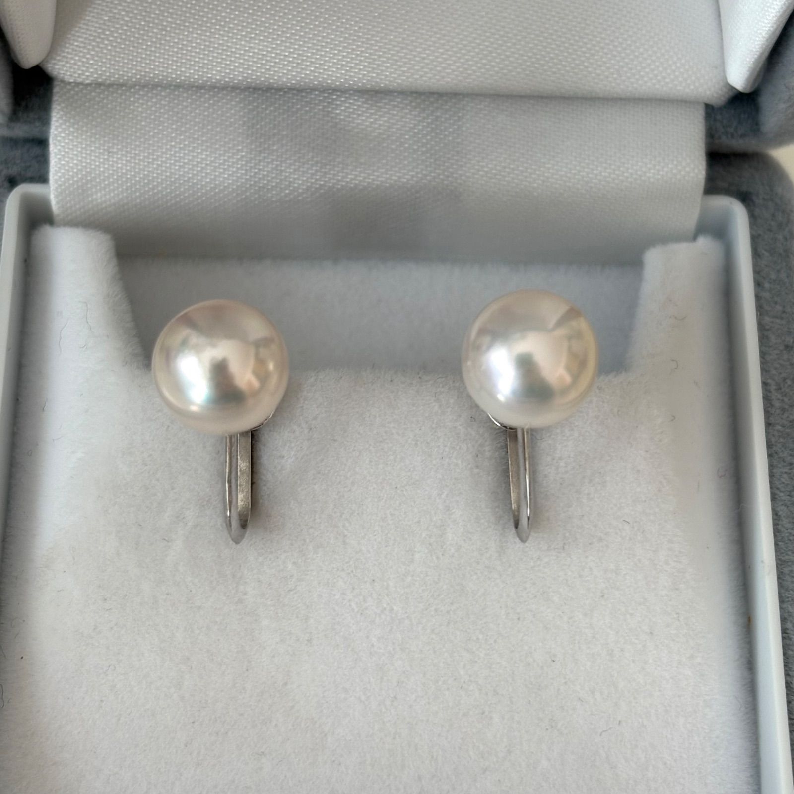 191 タサキ K14 イヤリング パール 約8.6-8.7mm