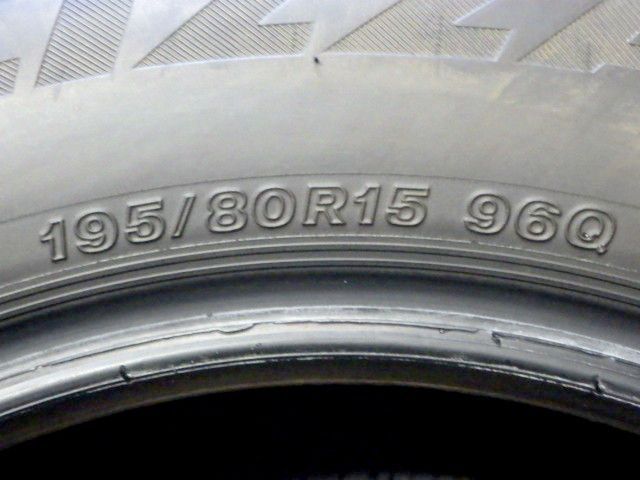  SR 155 製造 約8 5部山 BS BLIZZAK DM V 2 195 80 R 15 4本 12インチ以下 スタッドレス