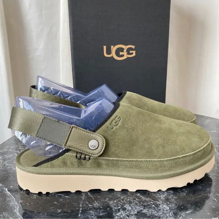 アグ クロッグサンダル ゴールデンコースト ムートン モスグリーン 30㎝