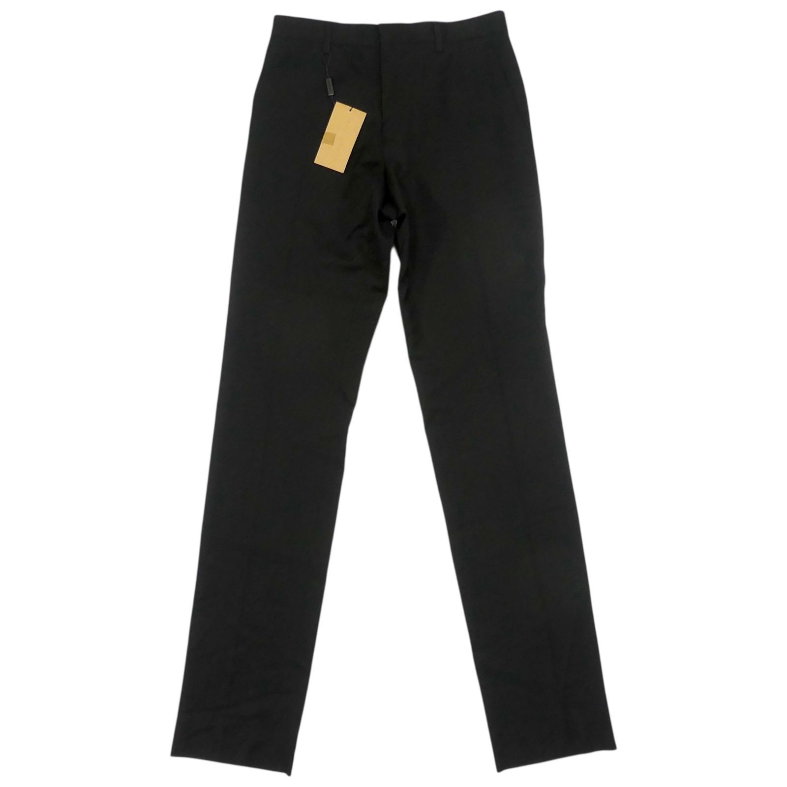 BURBERRY LONDON バーバリーロンドン イタリア製 スラックス ウール 44 メンズ 黒 ブラック バーバリー_ウエスト72cm以下一覧 SEULB屋着古 TY4111