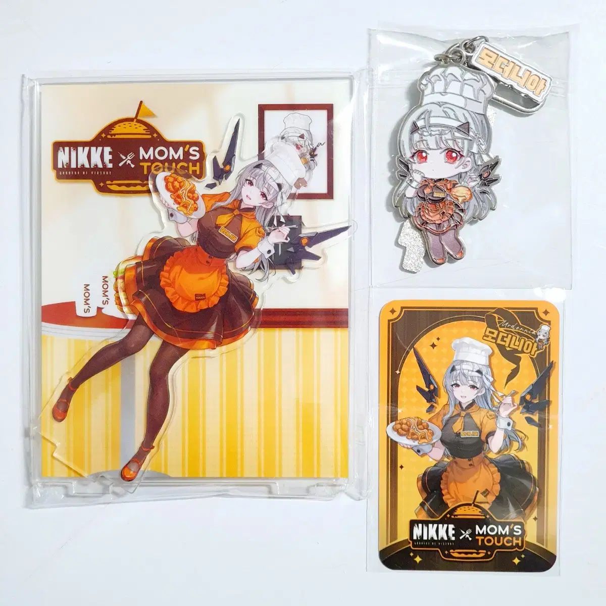 勝利の女神 NIKKE ニケ マムズタッチ モデニア セット アクリル スタンド ジオラマ メタル キーホルダー トレカ