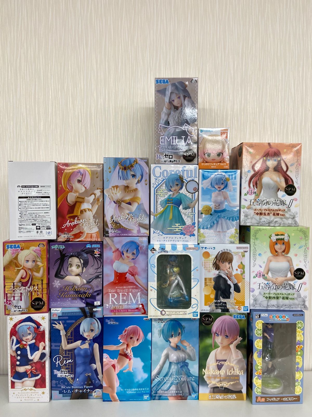 未開封 美少女 フィギュア プライズ くじ系 まとめ 計20点 Re:ゼロから
