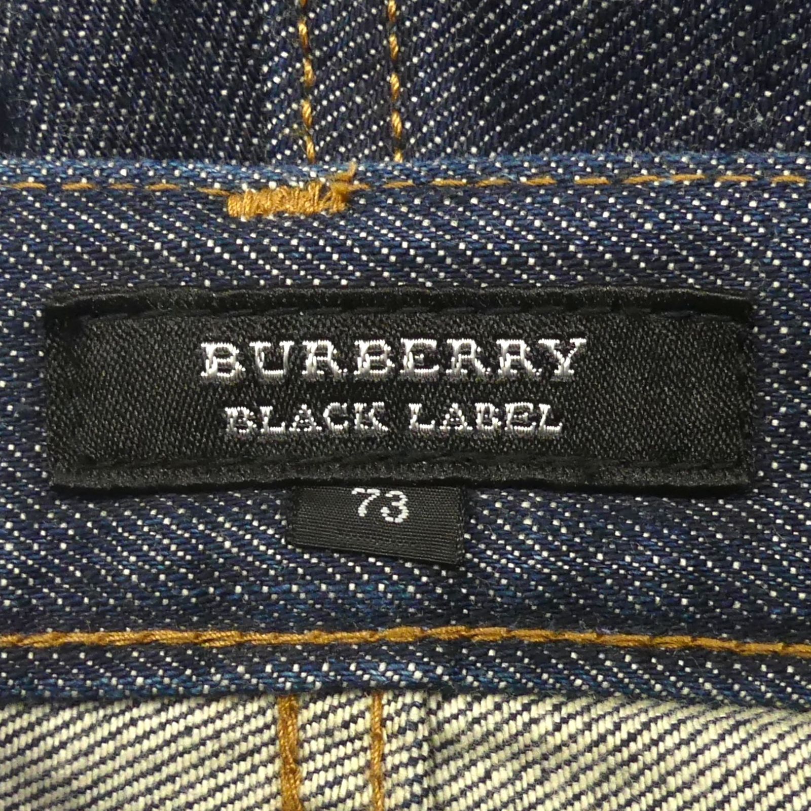 BURBERRY BLACK LABEL ストレートデニムW30 即決 BURBERRY BLACK