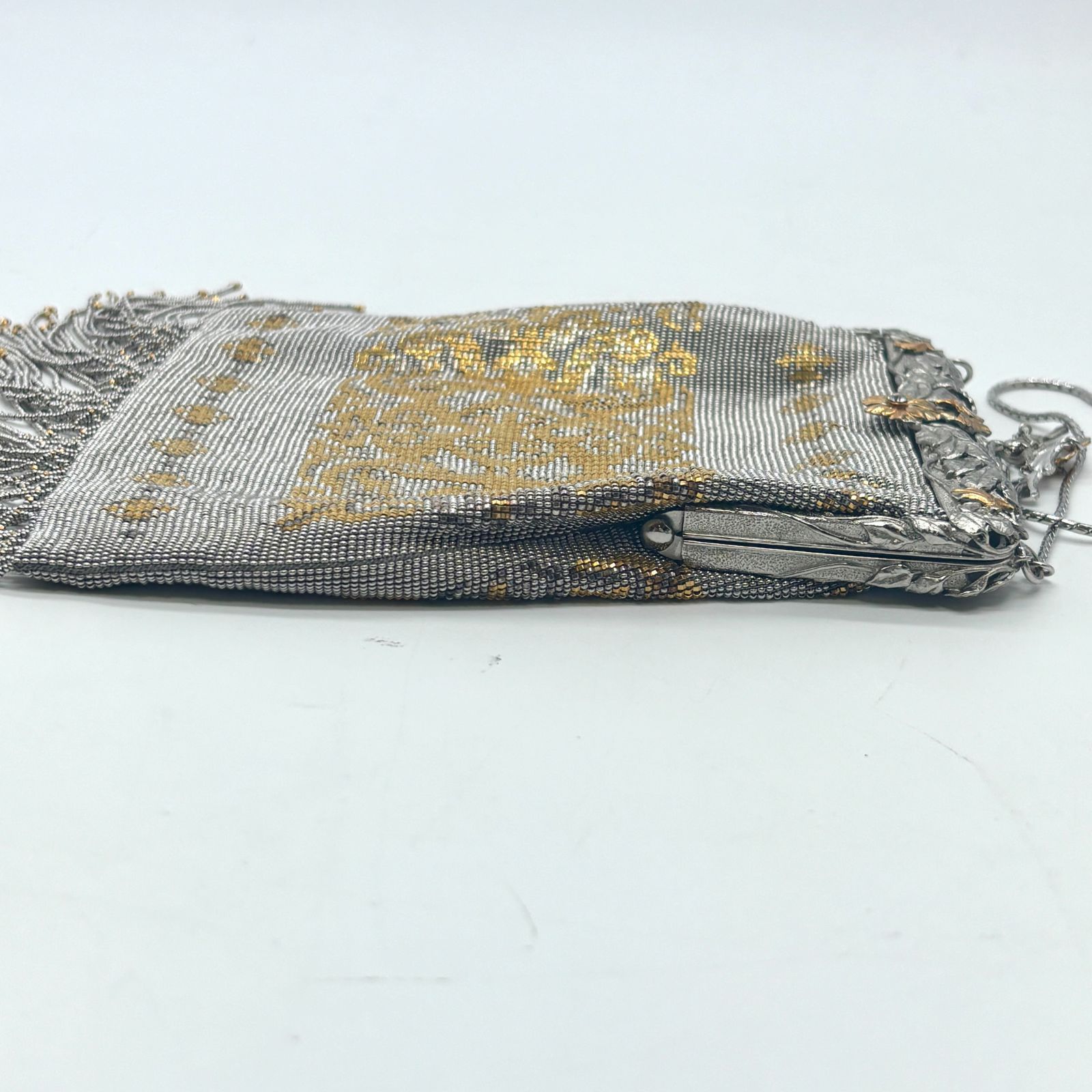 倉橋佳子 Yoshiko Kurahashi ART DECO メタルビーズ バッグ がま口