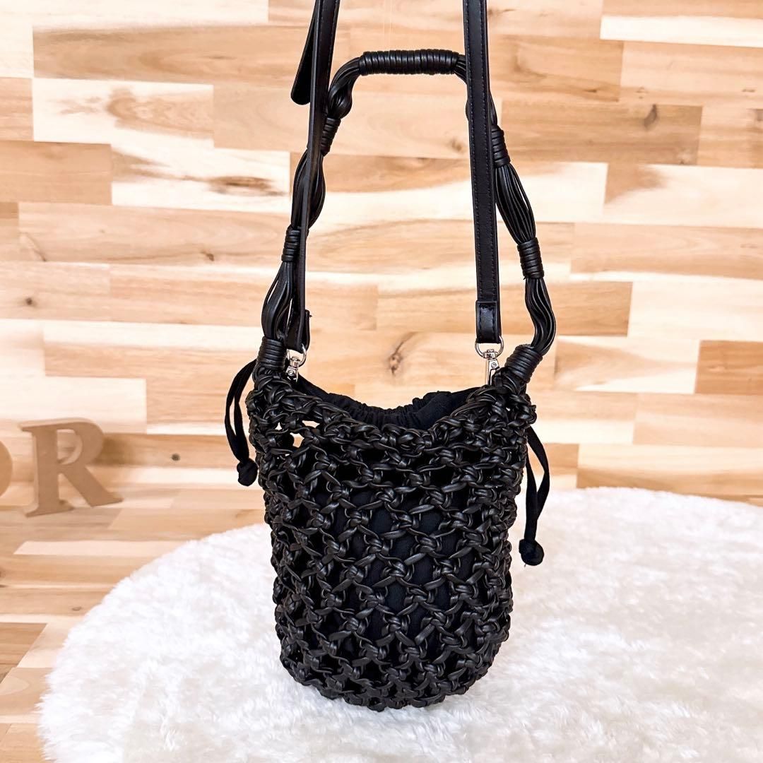 ショルダーバッグ2wayハンドバッグ 黒ブラック