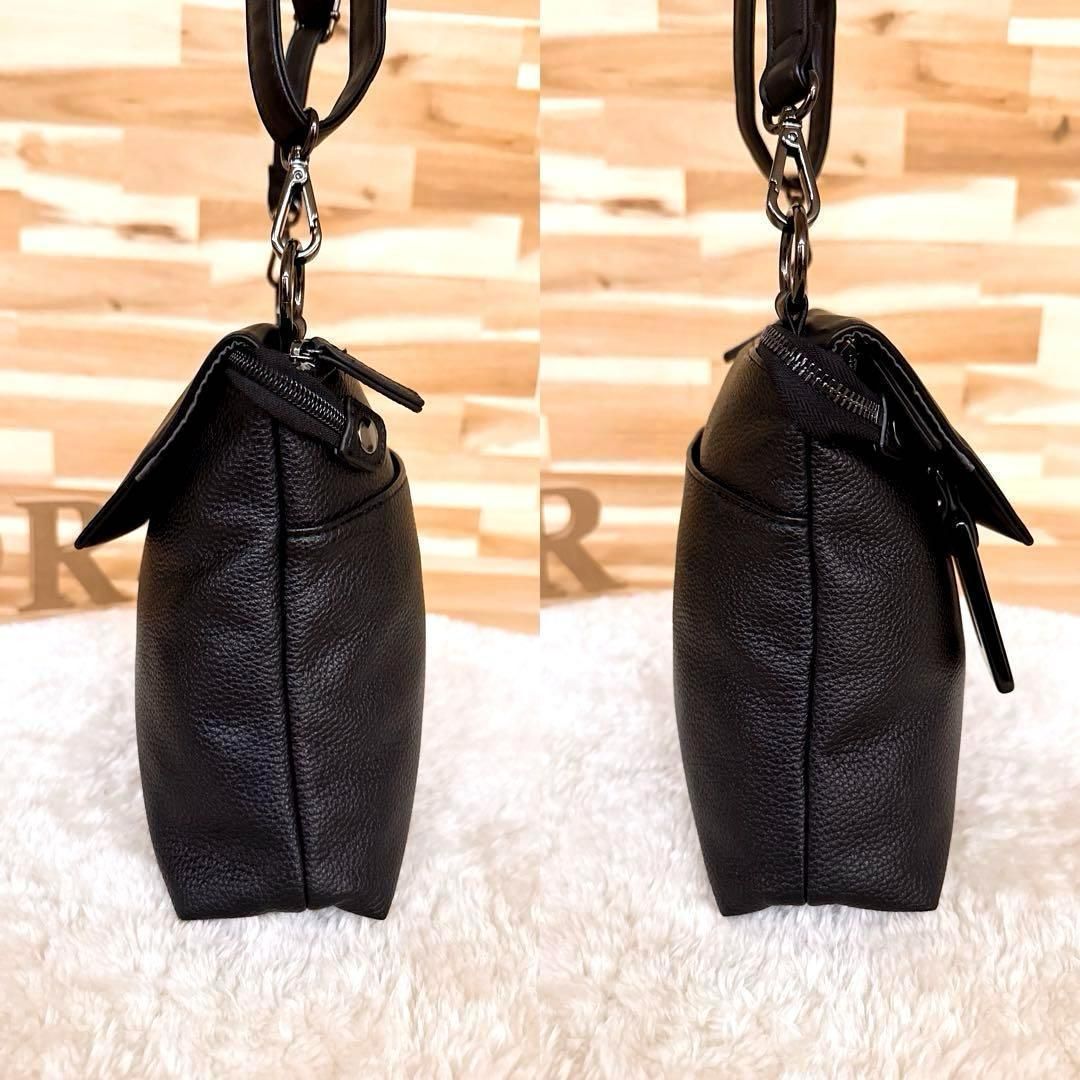 完売品【イアパピヨネ】レザー 樹脂パーツ フラップ 2wayショルダー