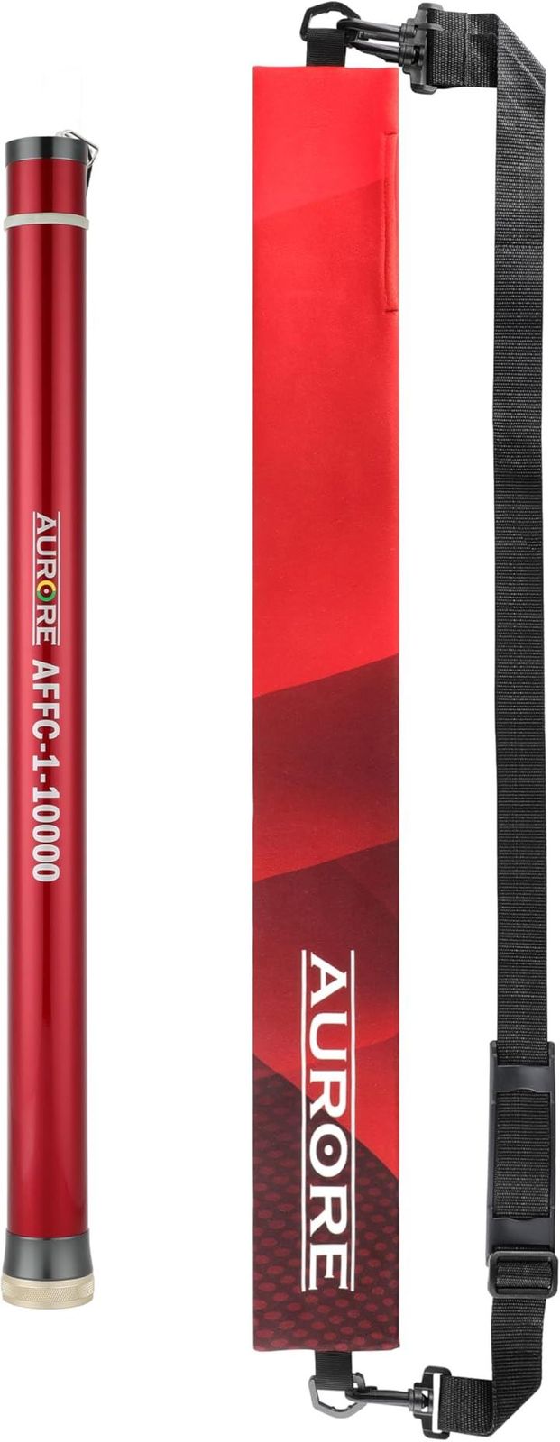 AURORE ケーブル索引具 通線工具 伸縮 配線竿 引っ掛け棒 電工竿 カーボン製 手元竿GFRP製 点検口 天井裏 OAフロア 狭い空間の配線に最適 先端蓄光タイプ 高強度 軽量 オーロレ興業 京都 赤 伸長 10m