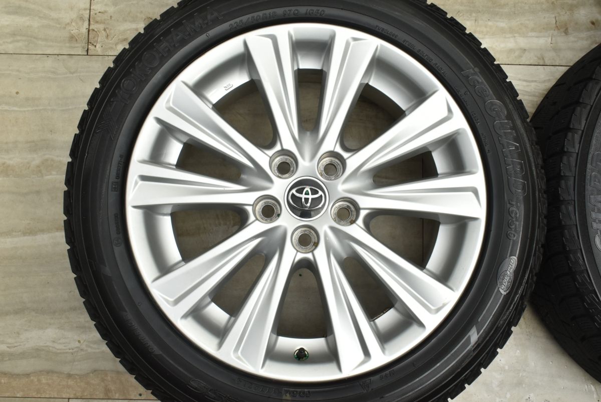  交換用に トヨタ 30 アルファード ヴェルファイア 18 in 7 5 J 45 PCD 114 3 ヨコハマ アイスガード iG 50 235 R 18インチ タイヤ ホイールセット