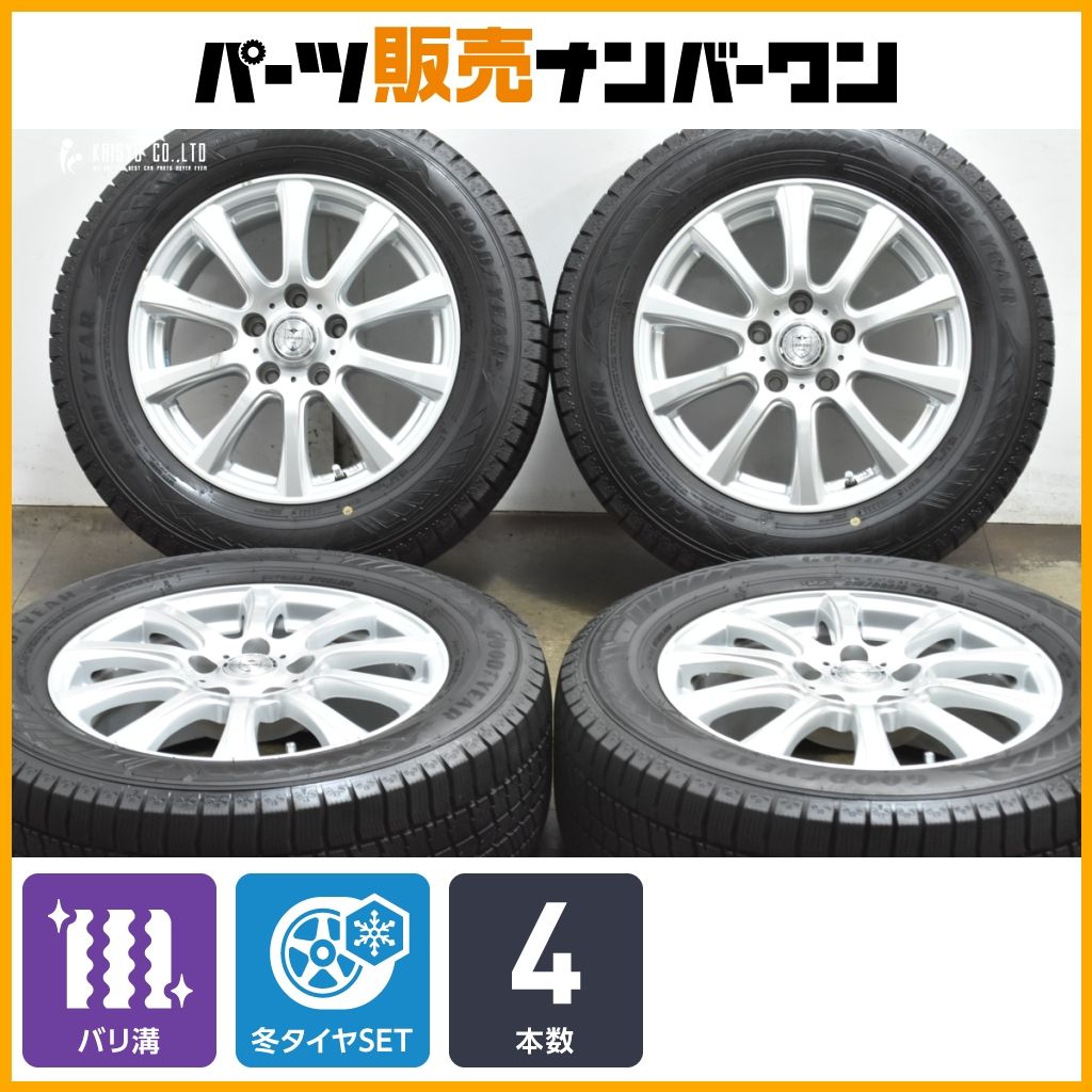 バリ溝 ジョーカー 16 in 6 5 J 40 PCD 114 3 グッドイヤー アイスナビ8 215 60 R クラウン カムリ ジューク レクサス HS スタッドレス