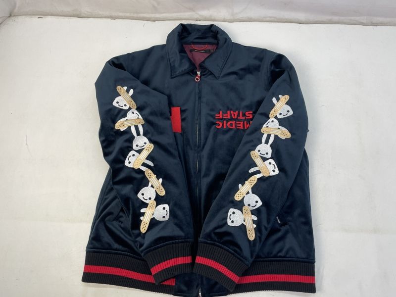 01w-5608 キューン CUNE メディカルスタッフ ベロアブルゾン TOKYO