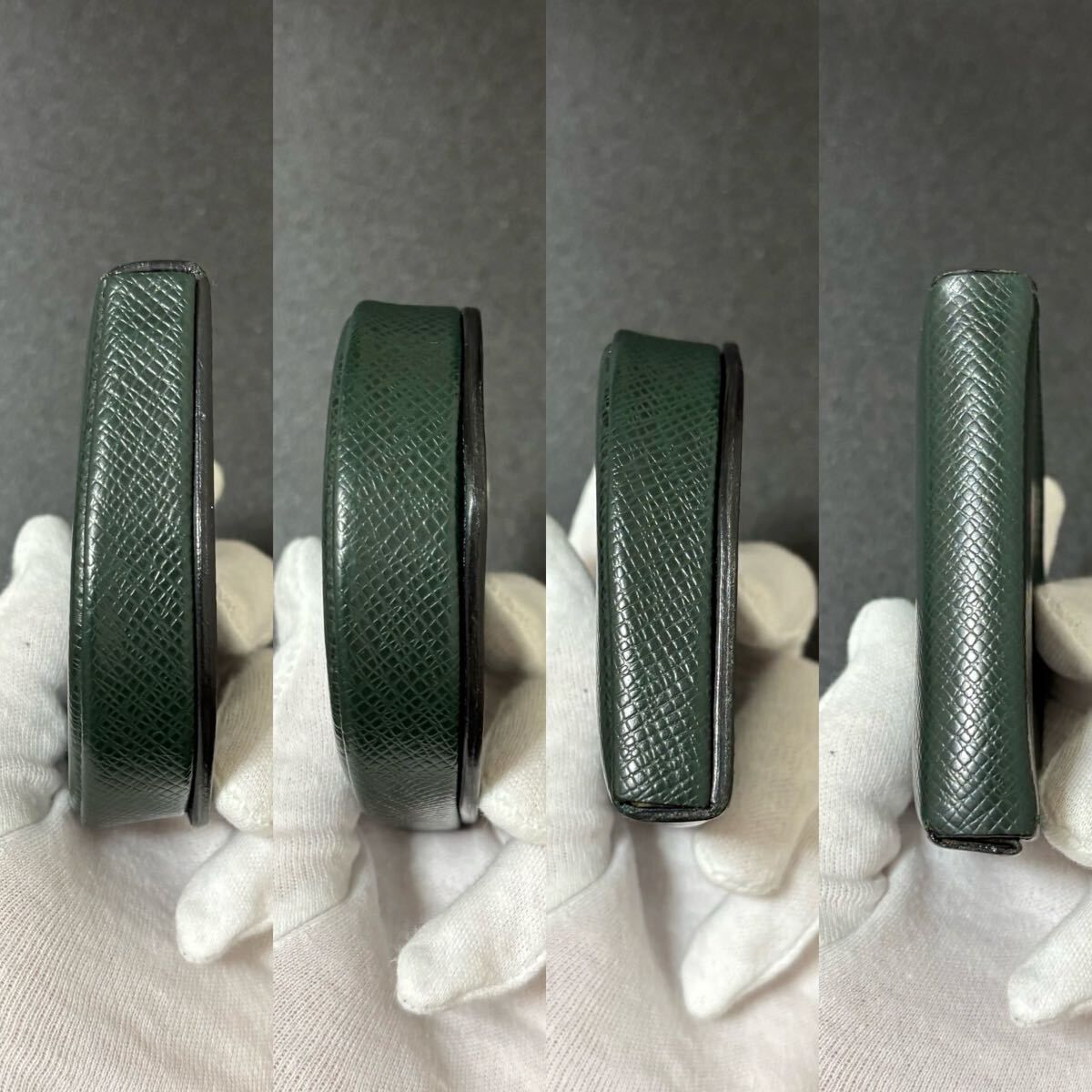 q76 ポルト モネ キュベット 馬蹄形 タイガ ダーク グリーン 緑