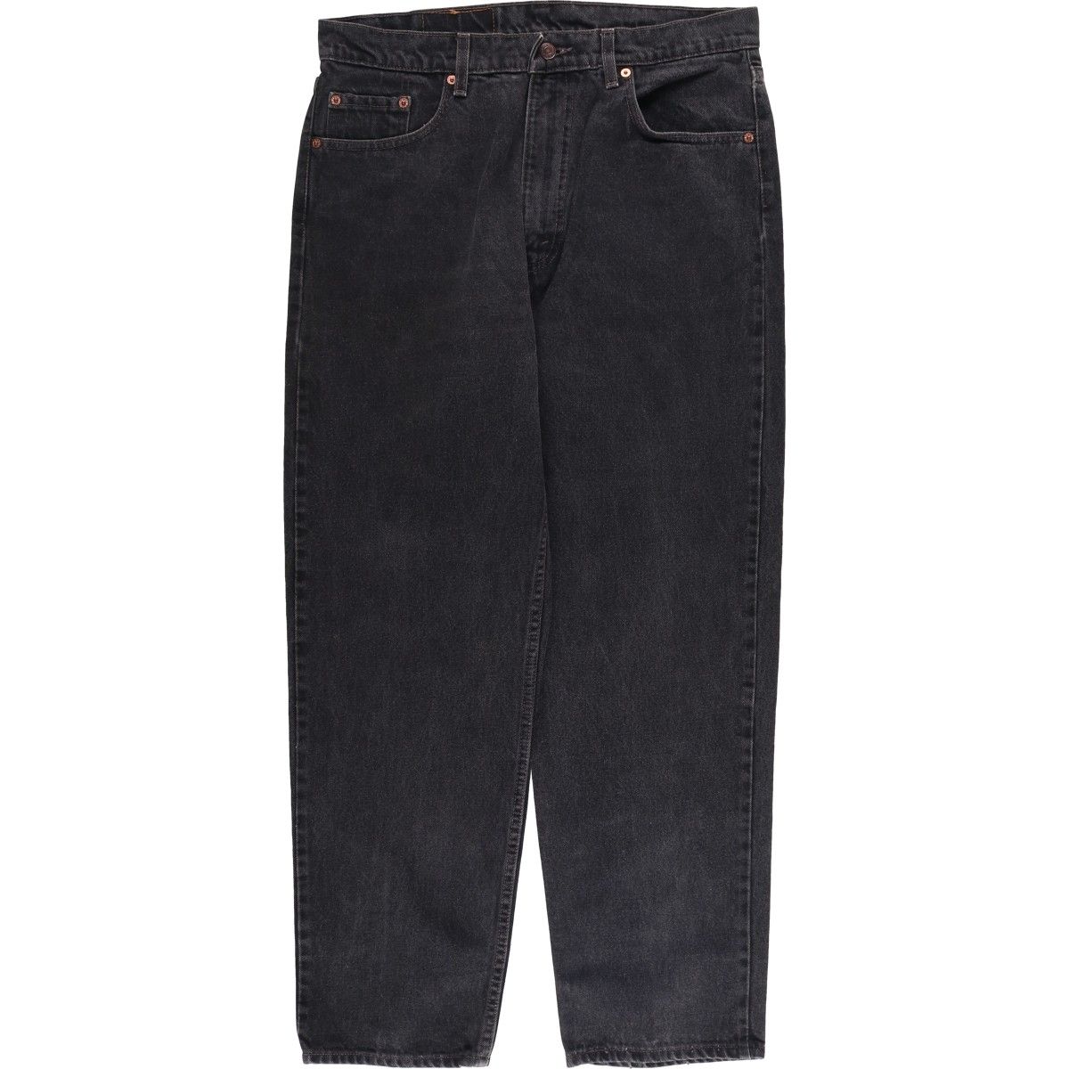 古着 90年代 リーバイス Levi s 550-0260 RELAXED FIT ブラックデニム テーパードデニムパンツ メンズw35相当 evb030495