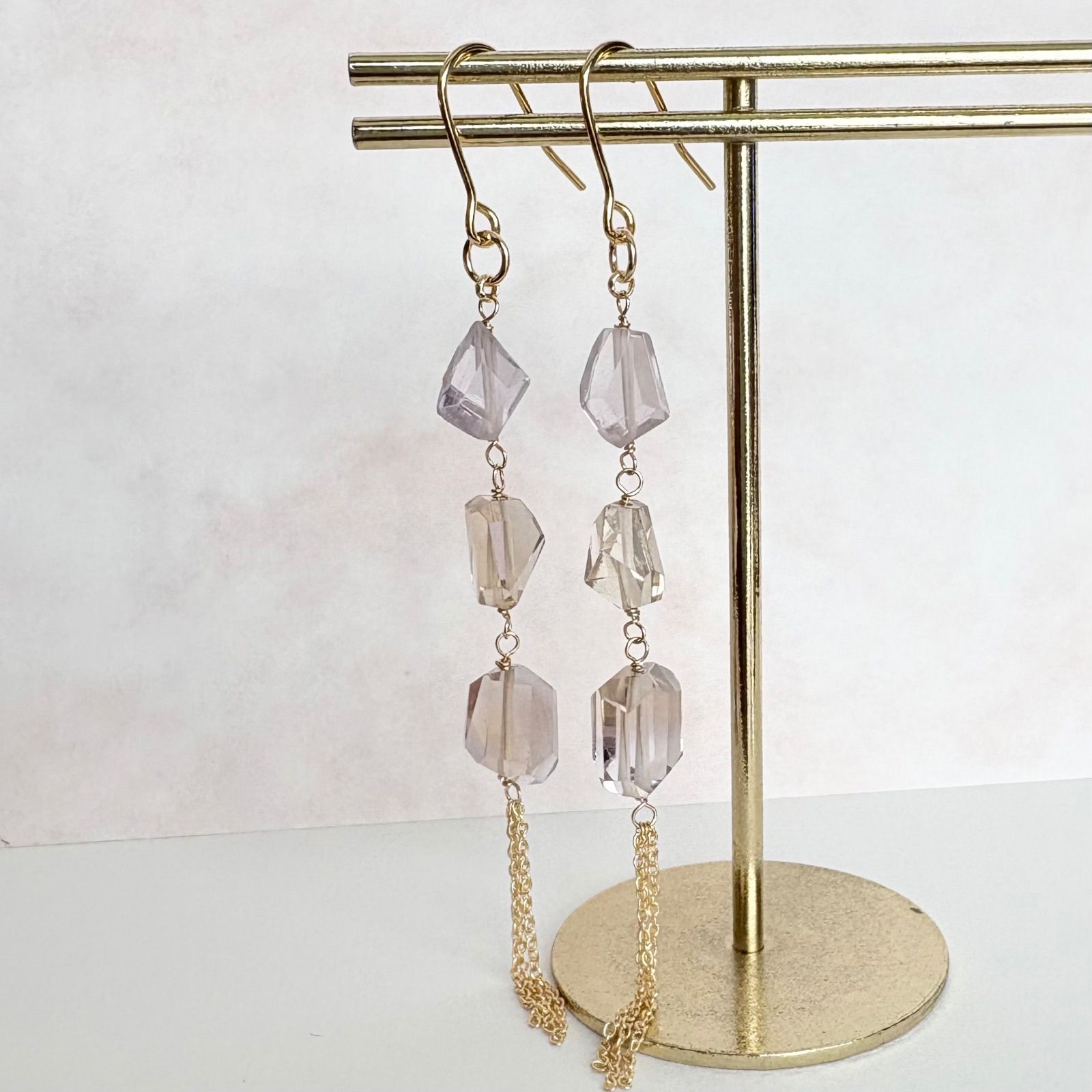 アメトリン、シトリン、アメジストのフリンジチャーム【14kgf】 - メルカリ