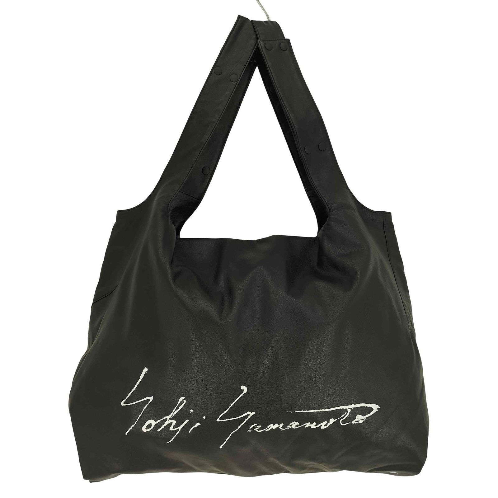 ディスコードヨウジヤマモト discord Yohji Yamamoto 25AW INFINITE Signature インフィニット シグネチャー レザー トートバッグ メンズ 表記無