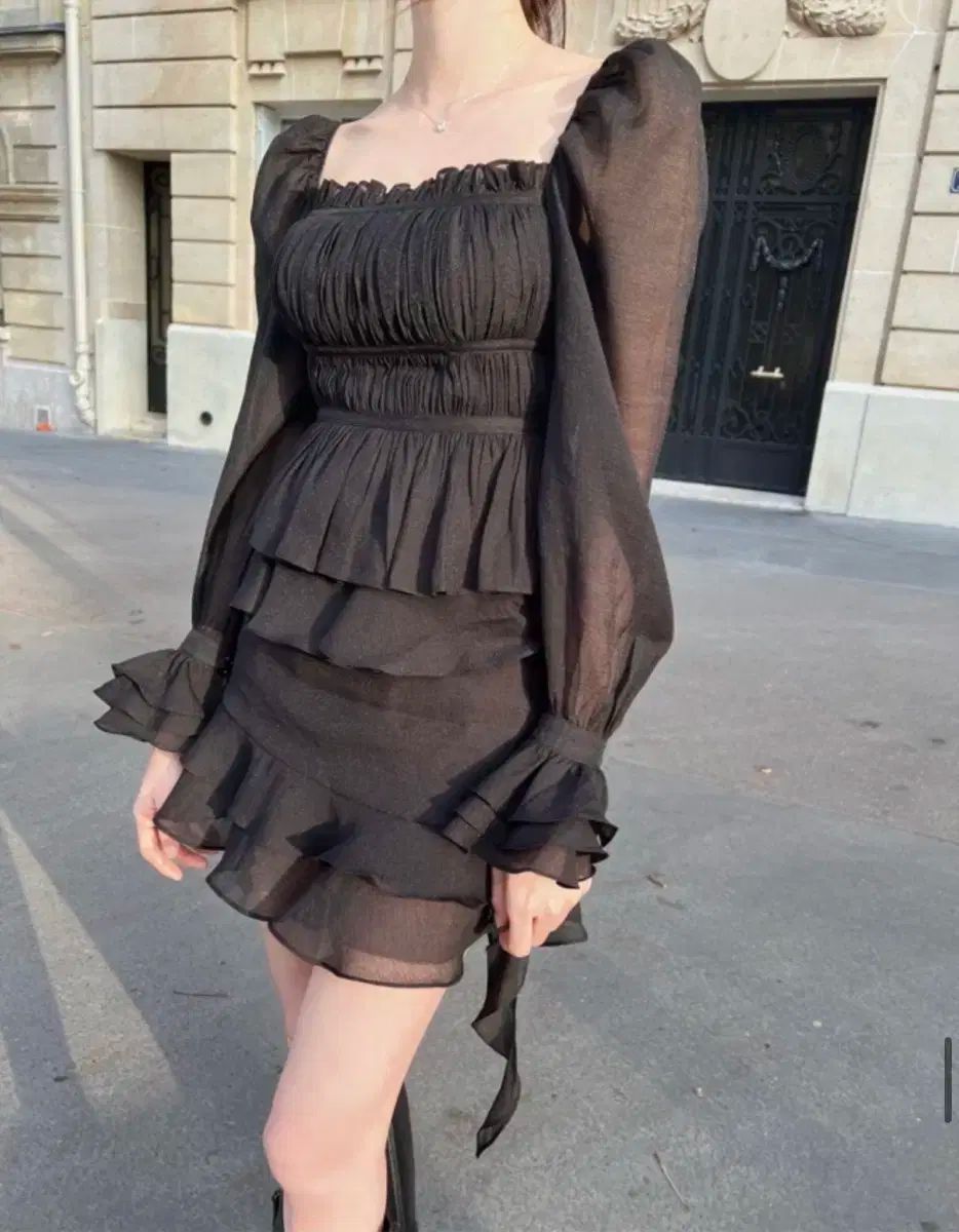 ラベルルブラン- フェアリーフリルスカート Lサイズ