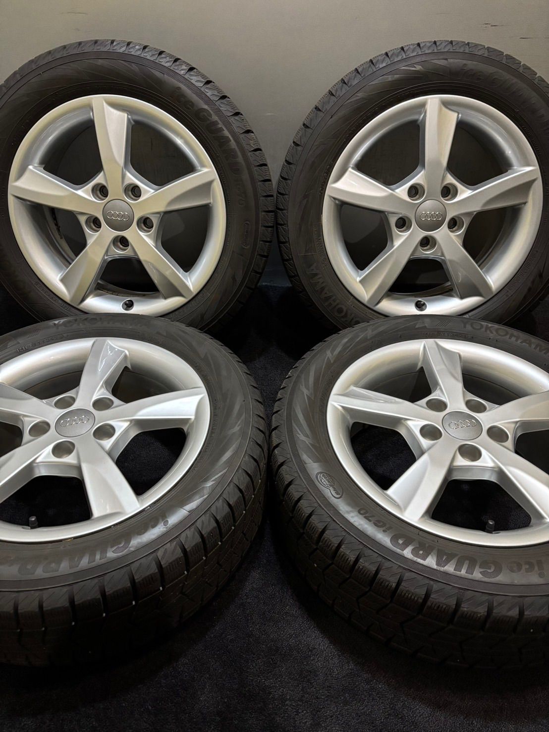 ☆205/55R16 YOKOHAMA/ice GUARD iG70 21年製 アウディ A3 純正 16